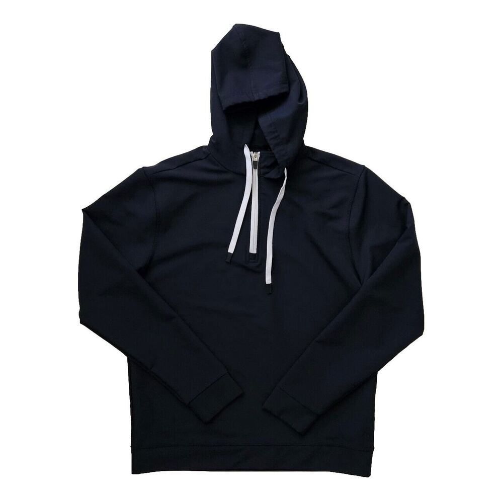 ZYIA Active Mens Small‎ Sky Tech 1/4 Zip Pull Over Hoodie Sweatshirt Long Sleeve